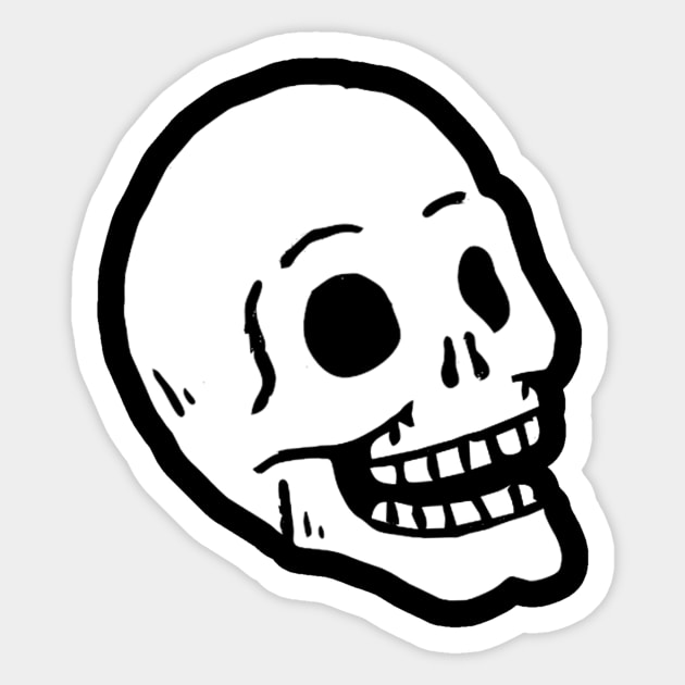 Best Served Skull Sticker by Best Served Cold